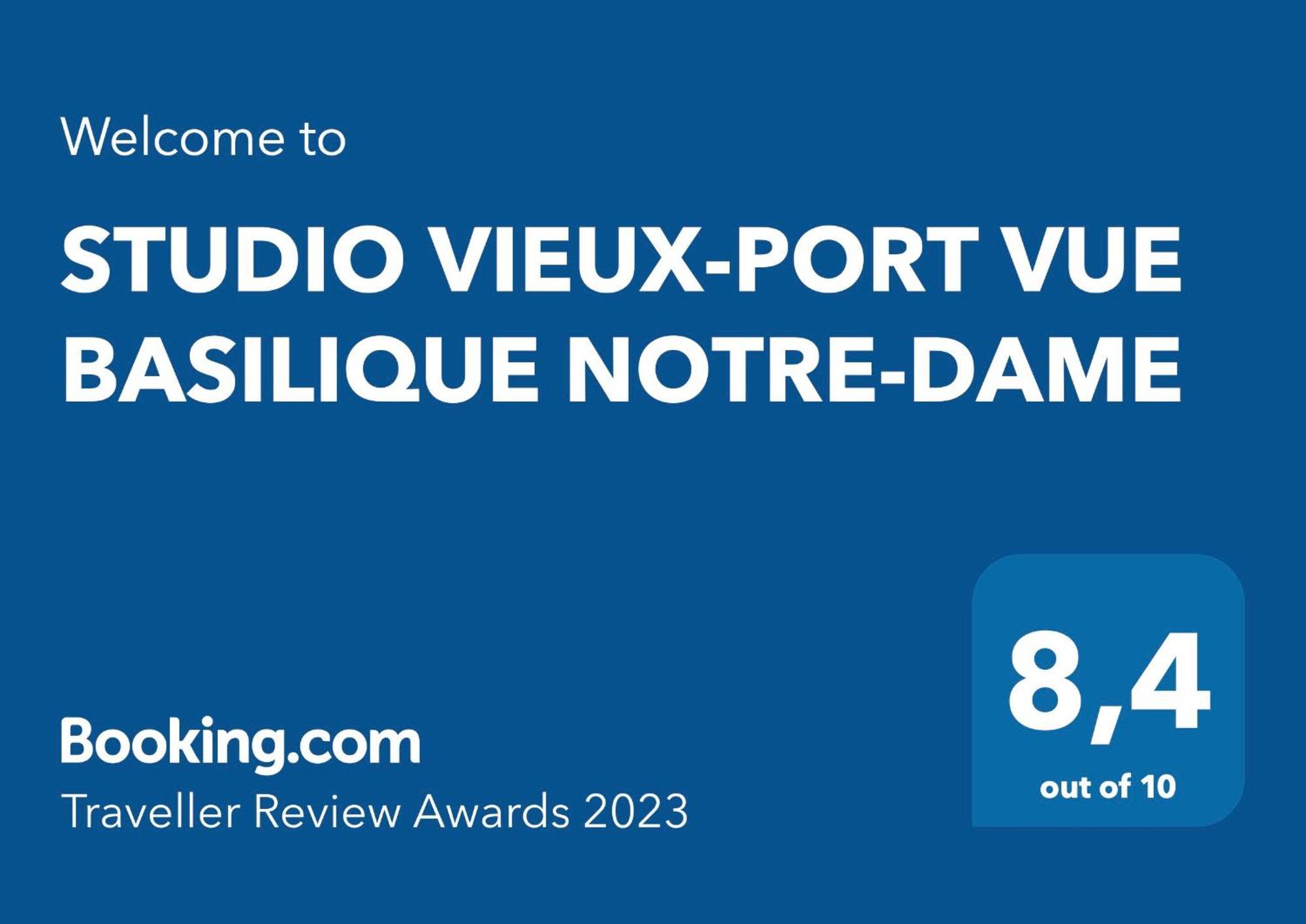 Studio Vieux-Port Vue Basilique Notre-Dame Marseille Exteriér fotografie
